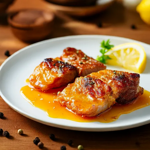 Honig-Senf-Schweinekoteletts