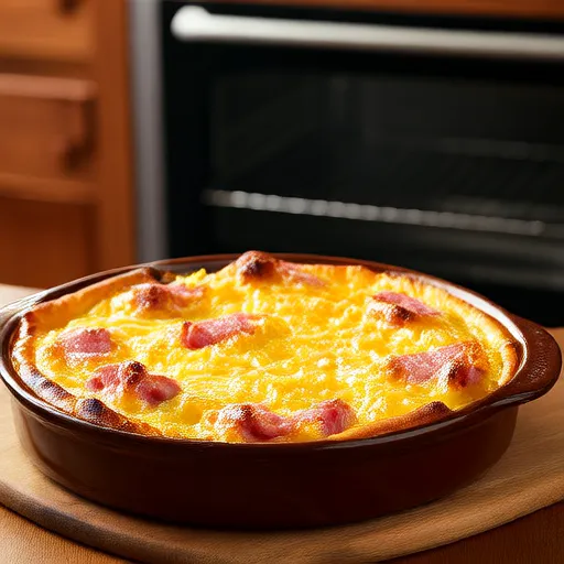 Casseruola di prosciutto e tagliatelle