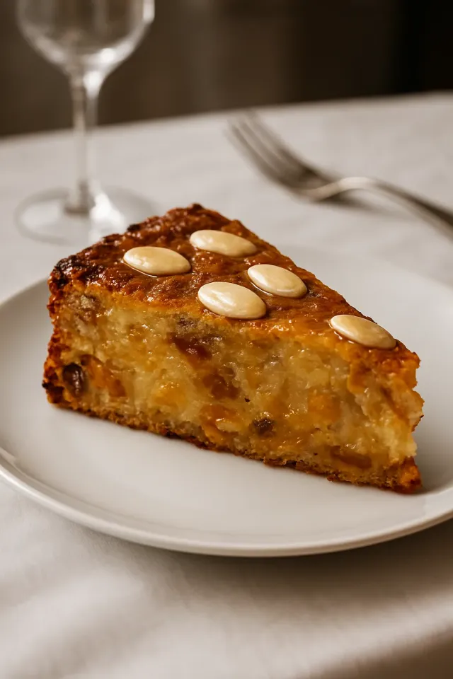 Elegante Bolo de Frutas Claras