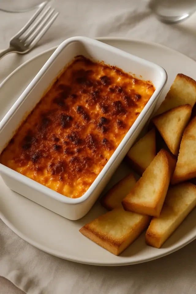 Pepperoni Pizza Dip dengan Keju Krim