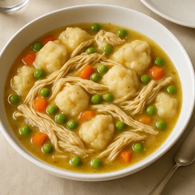 Easy Slow Cooker Chicken and Dumpling Soup