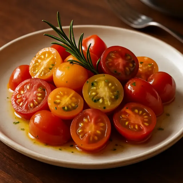 Insalata di Pomodori Antichi al Rosmarino