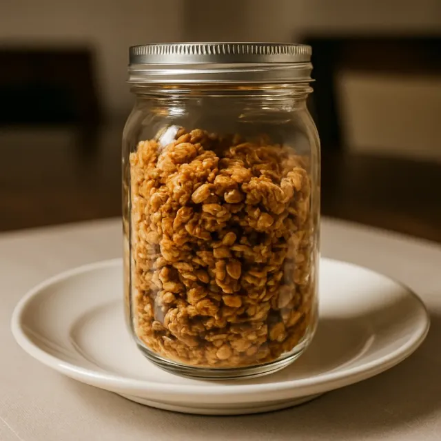 A Granola de Pasta de Amendoim Mais Fácil de Todos os Tempos