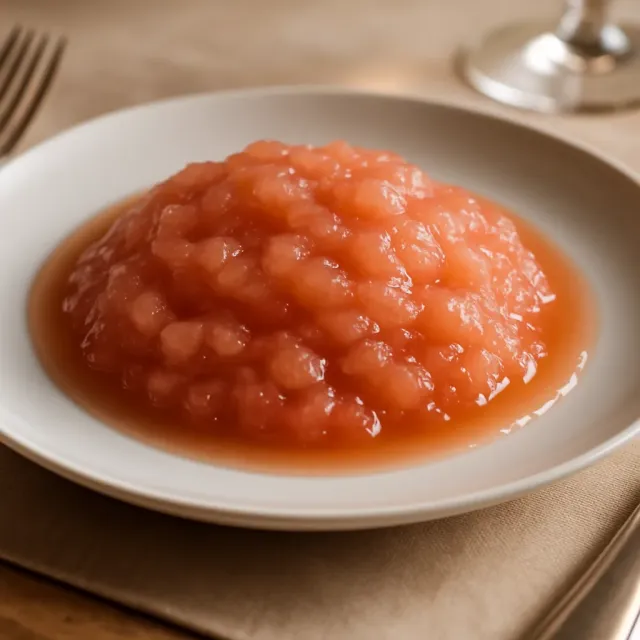 Puré de manzana para congelar
