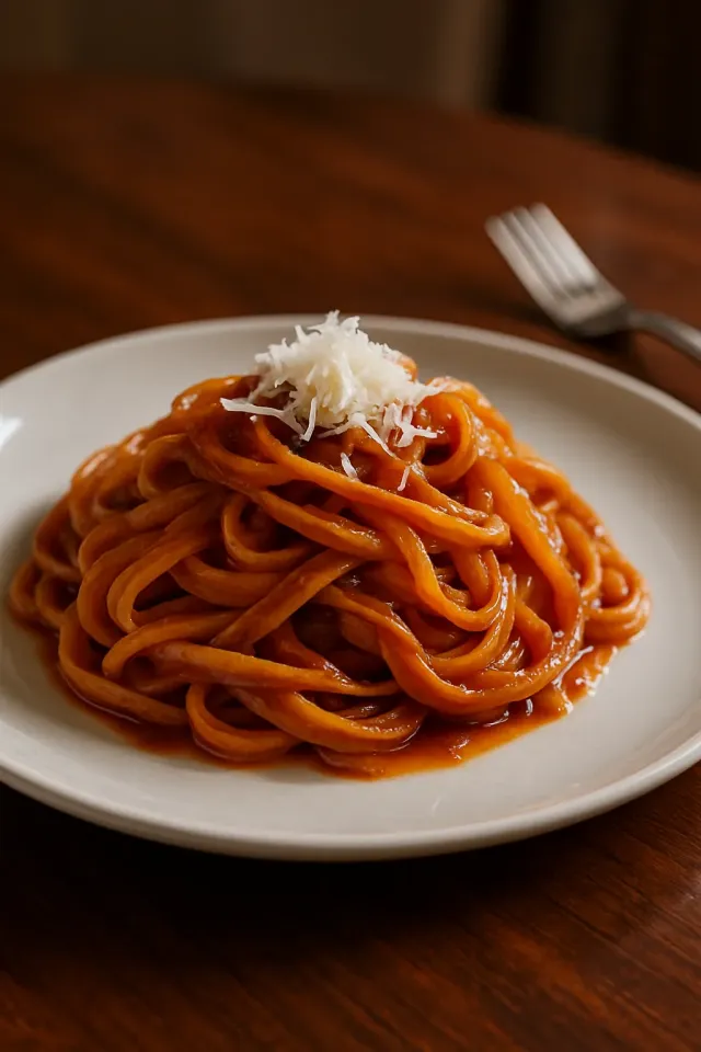 ジョンシェフのアサリのトマトソーススパゲッティ
