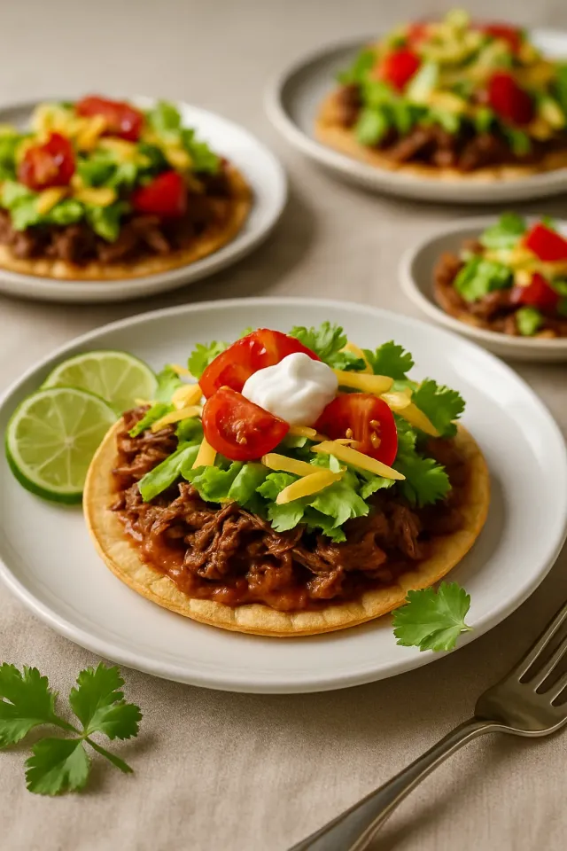 Ayıklanmış Sığır Eti Tostadas