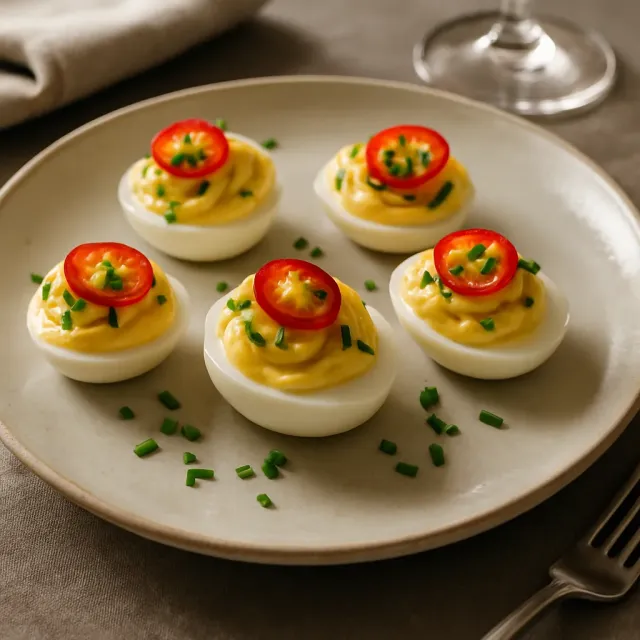 Chef Johns Gefüllte Eier