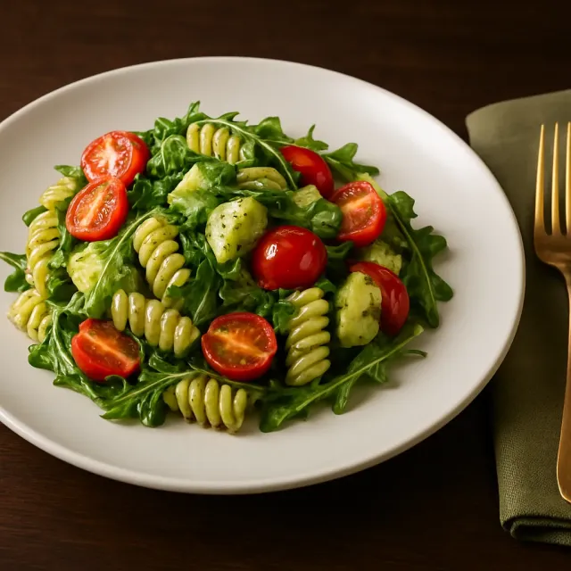 Salada de Macarrão com Pesto