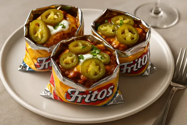 Walking Chili Cheese Dogs