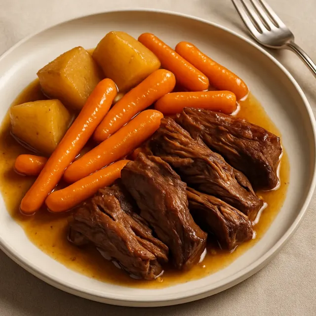Apple-Flavored Pot Roast