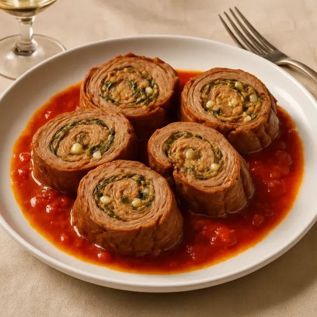 Bracciole (Flankensteakröllchen)