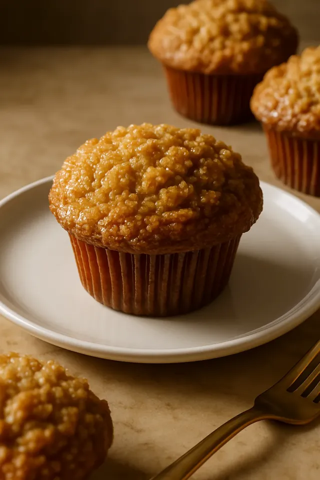 Muffins à la banane et à la chapelure