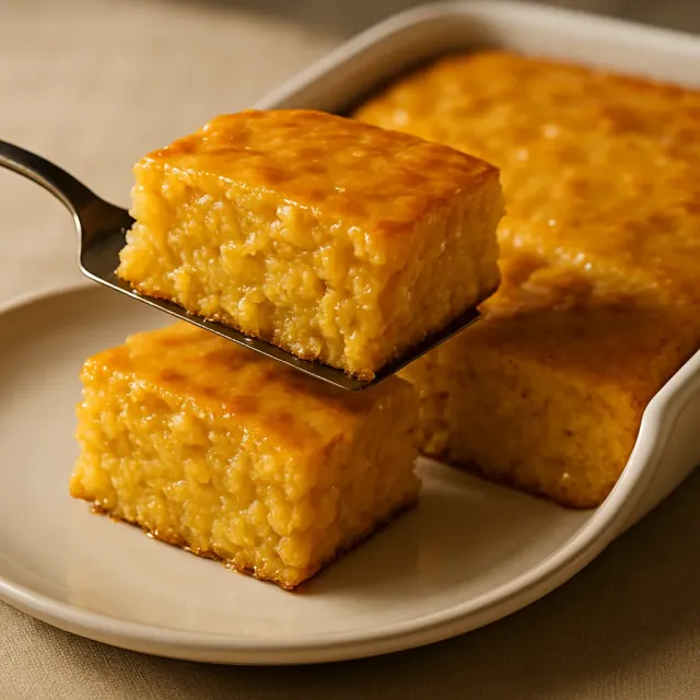 Delicioso y fácil pastel de maíz cremoso