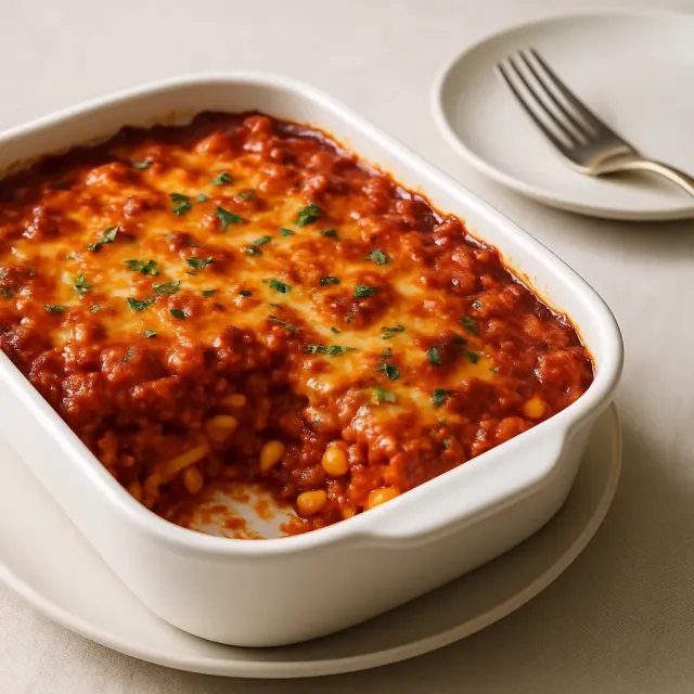 Macaroni Chili Chien et Fromage