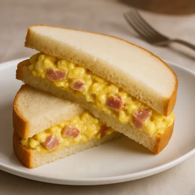 Schinken- und Eiersalat-Sandwich-Aufstrich