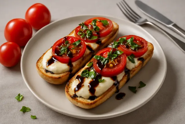 Pão de Alho Caprese
