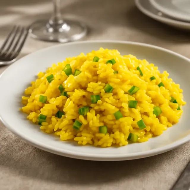 Pilaf de arroz con pasas y verduras
