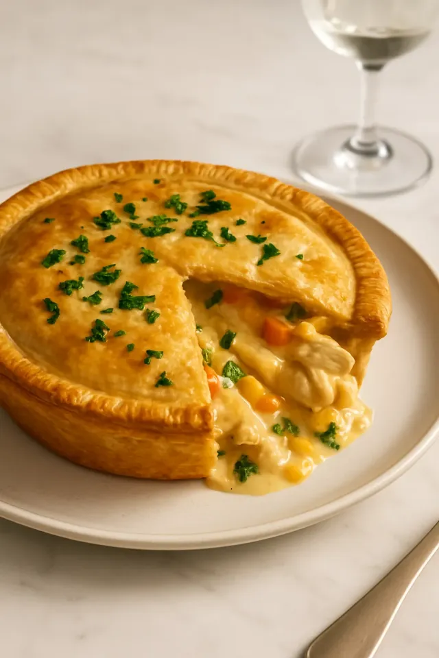 Bánh Pot Pie Gà Dễ Làm