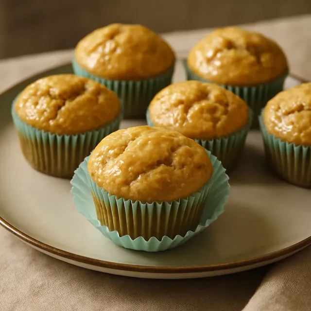 Einfache Hafermehl-Muffins