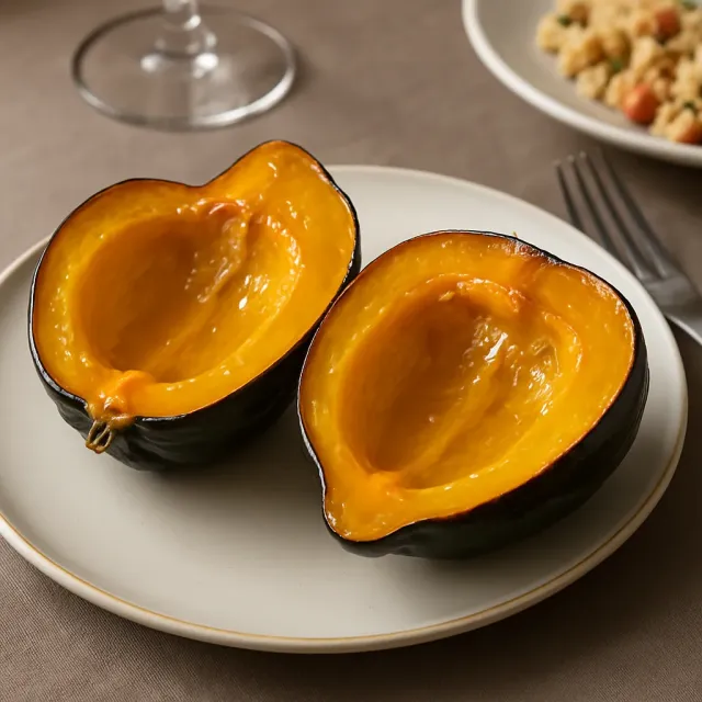 Facile Zucca Acorn al Forno