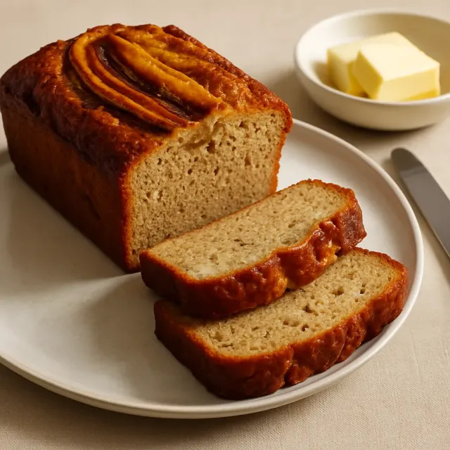 Bananebrot mit 4 Zutaten