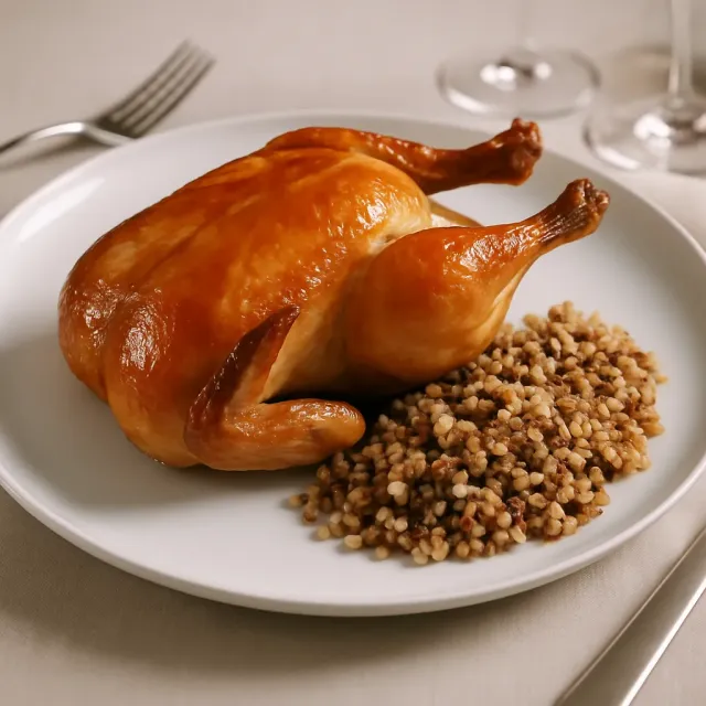 Cornish Game Hens with Rice Stuffing