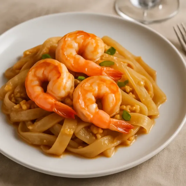 Simple Shrimp Pad Thai