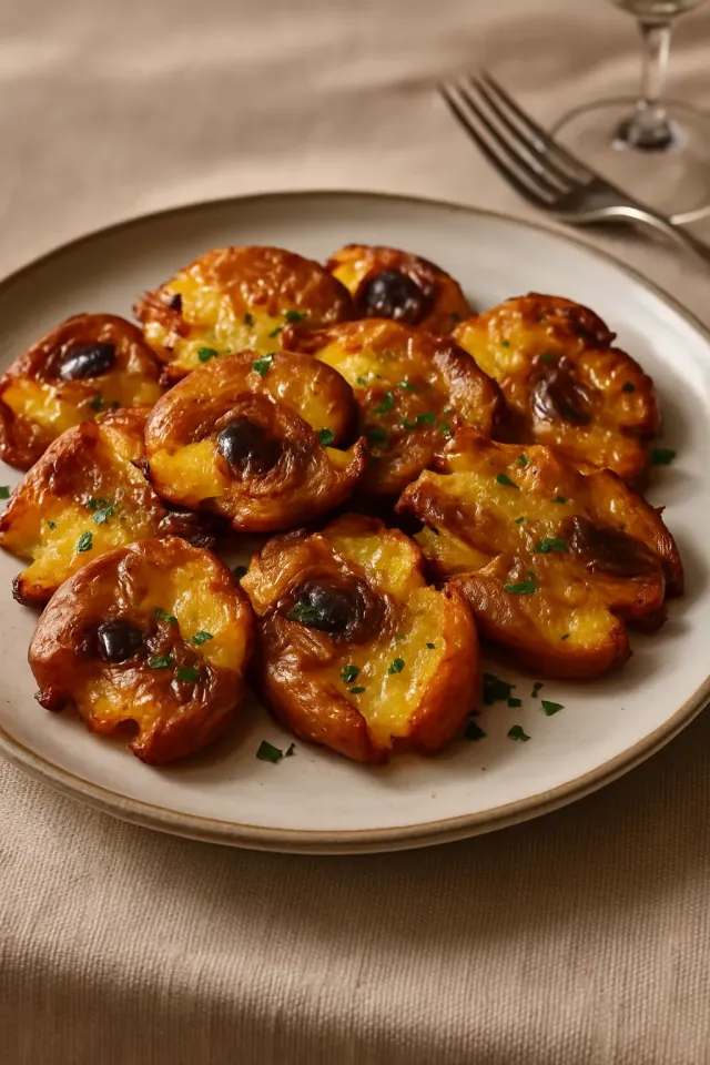 Air Fryer Smashed Potatoes