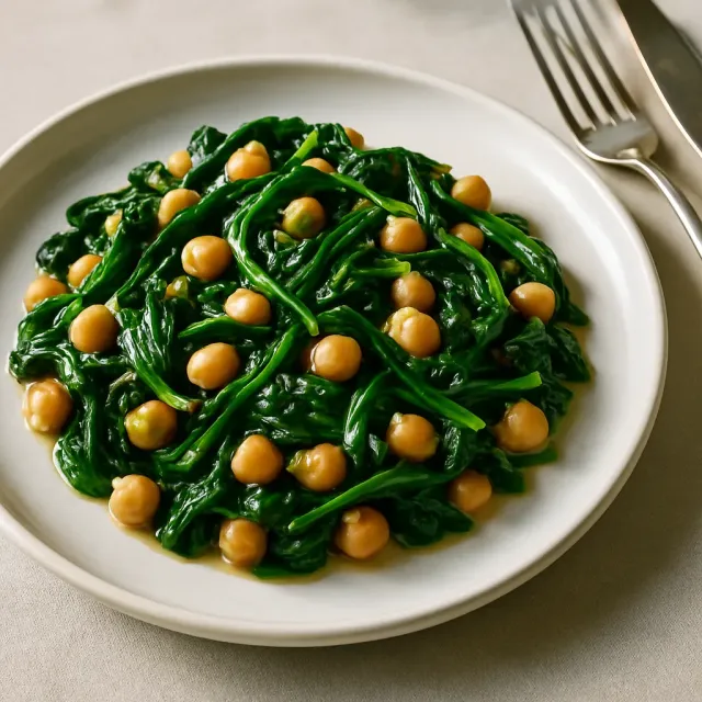 Espinacas con Garbanzos (Spinat mit Kichererbsen)