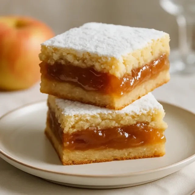 Quadrados de Torta de Maçã Croata