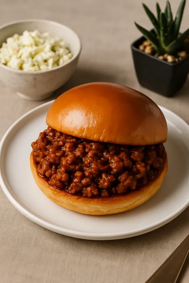 Slow Cooker Ground Beef Barbecue