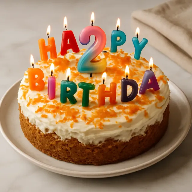 Torta di carote profumata e salutare