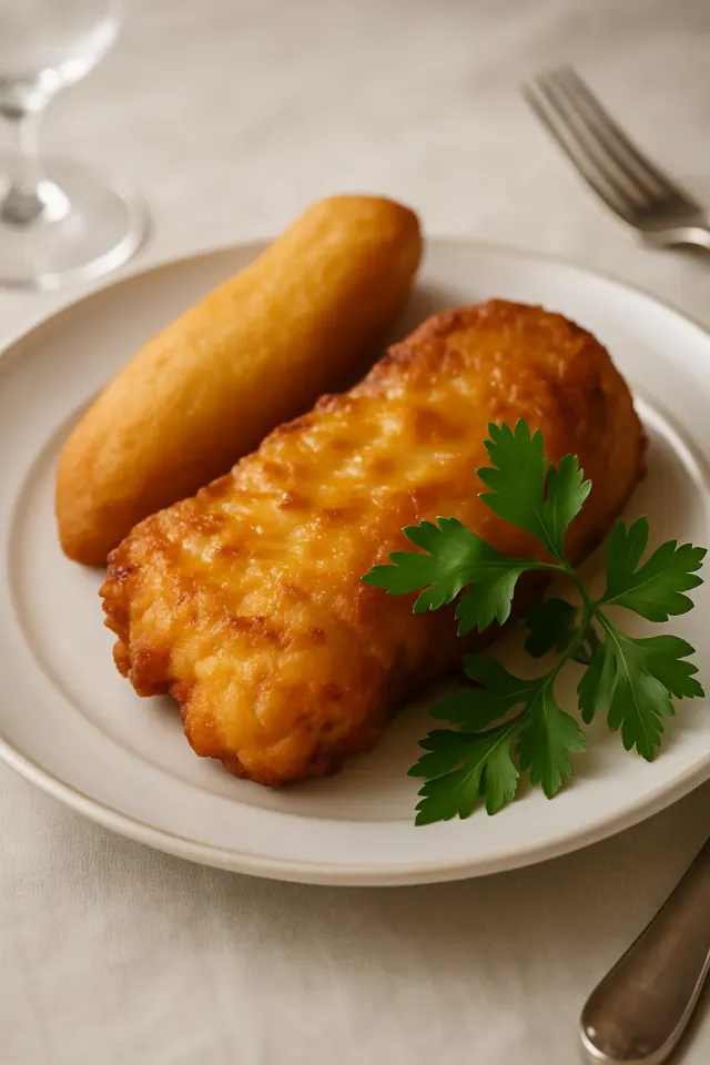 Pesce impanato alla birra dell'uomo povero