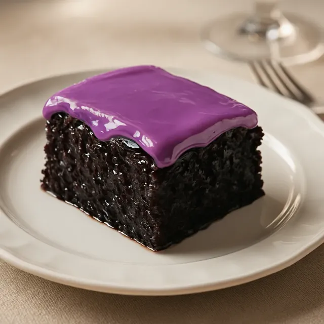 Bolo de Cenoura Roxa