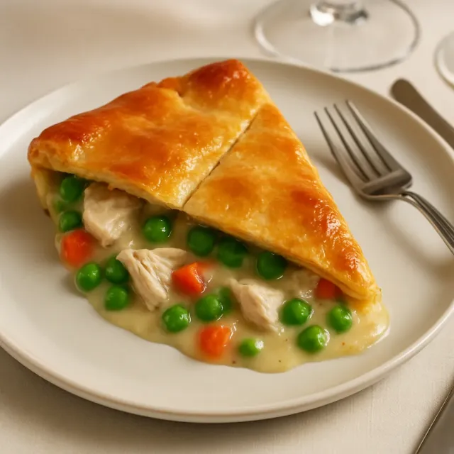 Chicken Pot Pie with Crescent Rolls