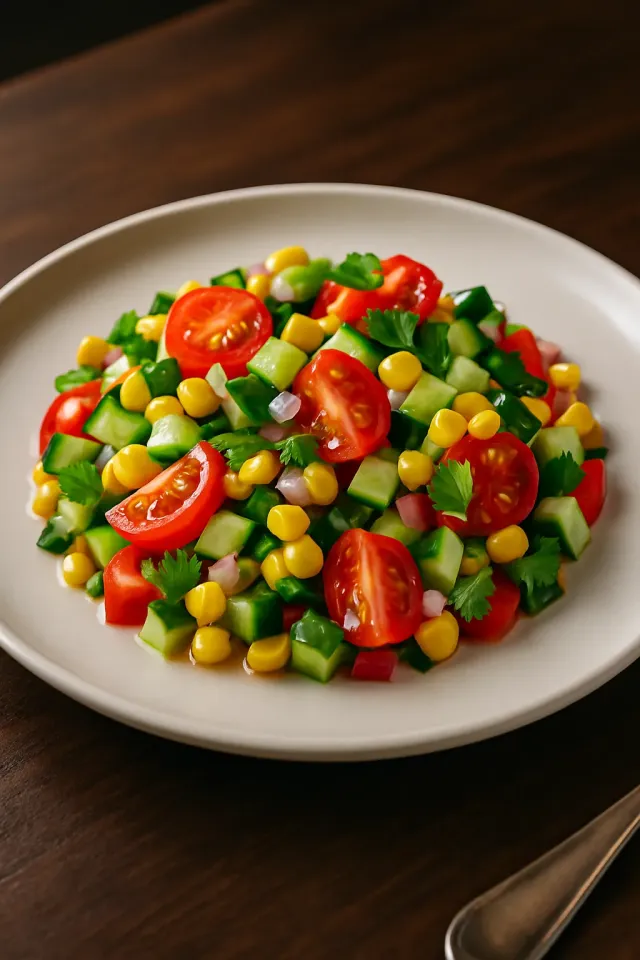 Salada de Milho e Pepino