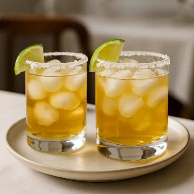 Italian Amaretto Margaritas On the Rocks