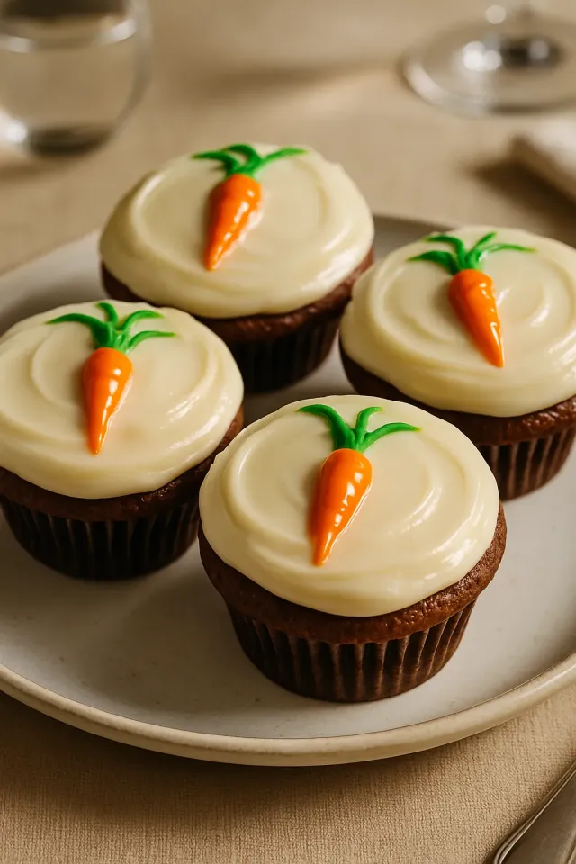 Cupcakes de Cenoura e Abacaxi