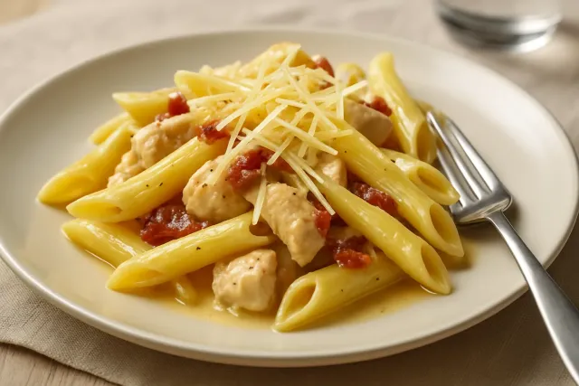 Carbonara Gà - Thịt Xông Khói