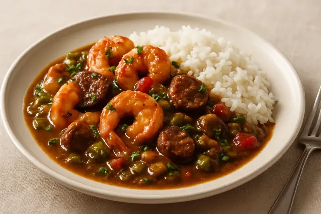 Gombo aux Crevettes de la Grand-Mère du Mari