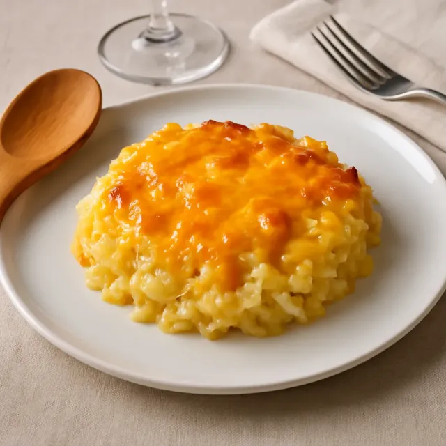 Langsam gegarte Käse-Bratkartoffeln