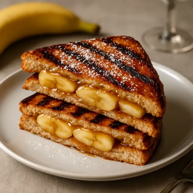 Peanut Butter and Banana French Toast