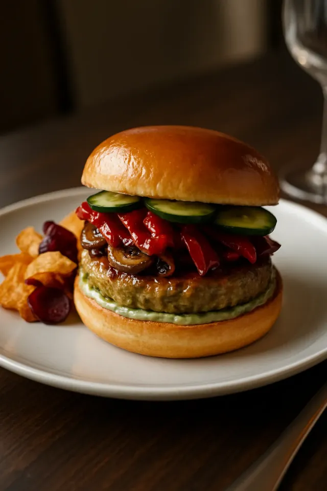 Chimichurri Chicken Burgers