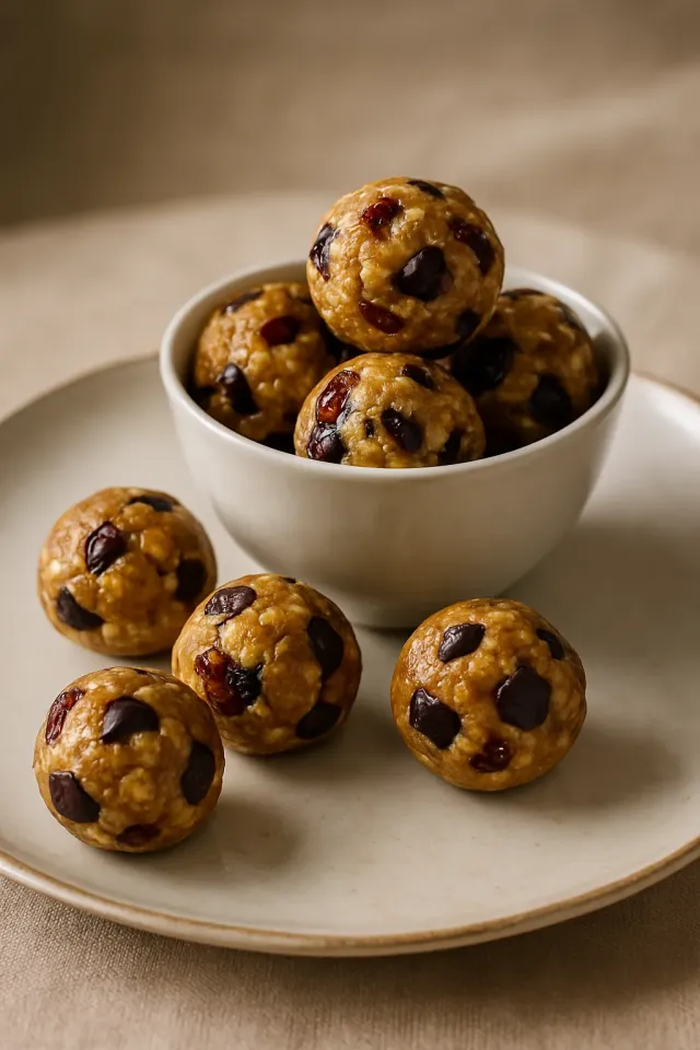 No-Bake Cranberry-Pecan Energy Balls