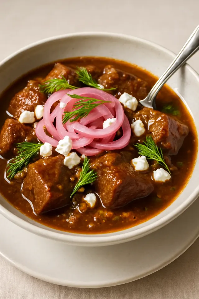 希腊风味的牛肉炖菜（Stifado）