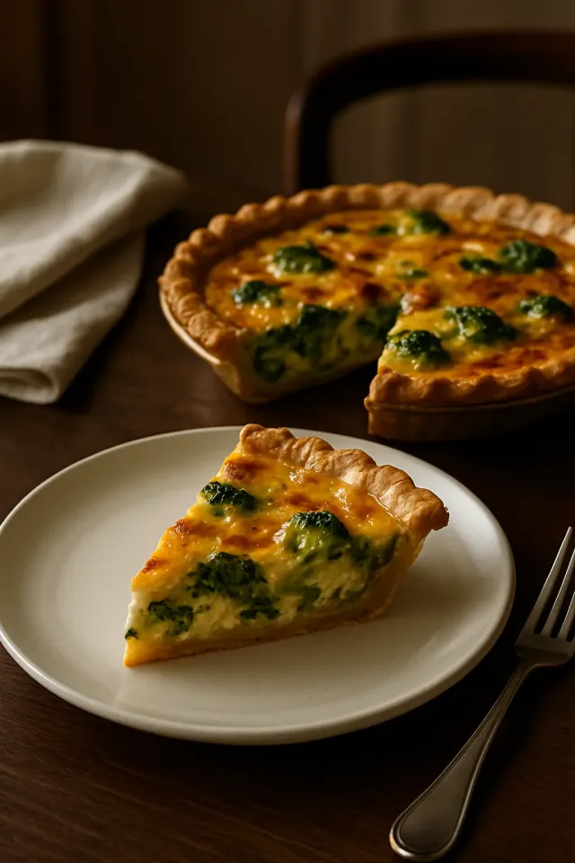 Quiche de Brócoli Fácil