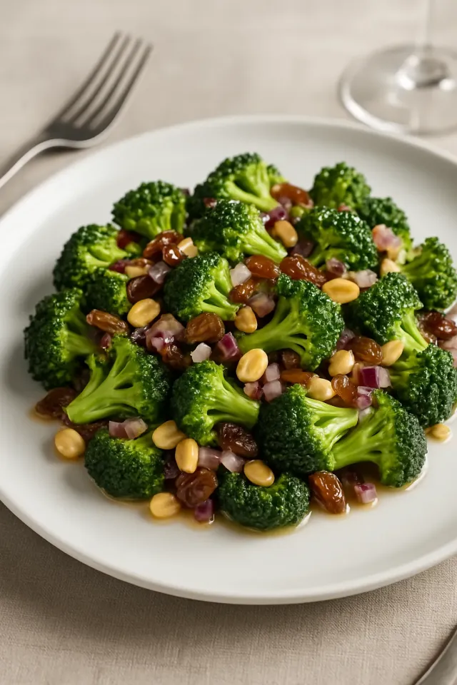 Salada de Brócolis para uma Multidão
