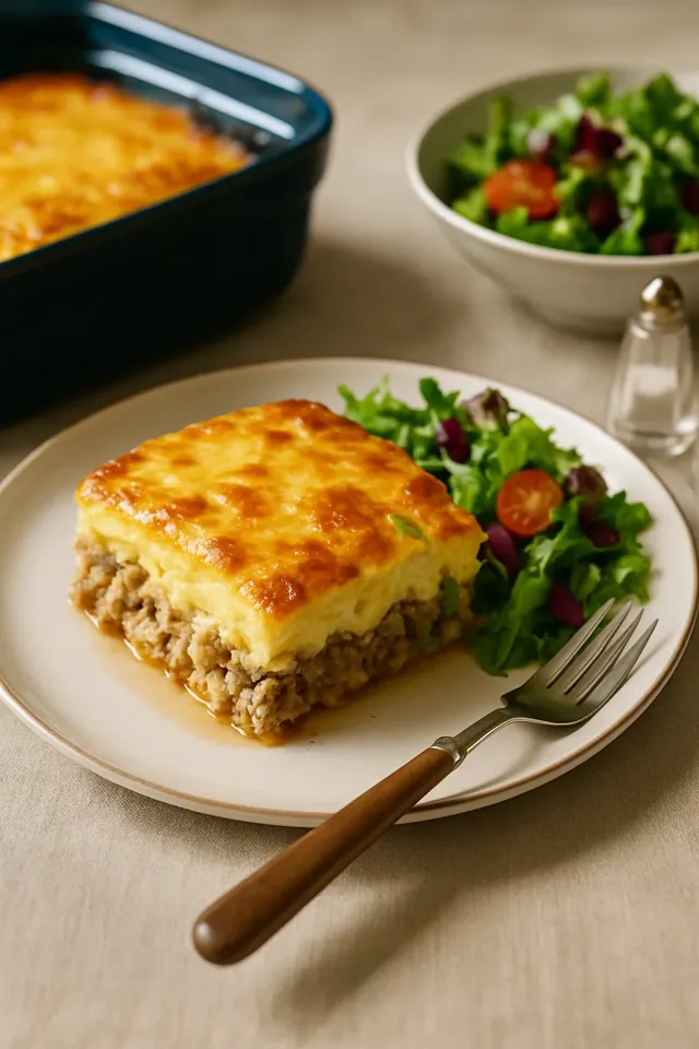 Quiche sin masa fácil