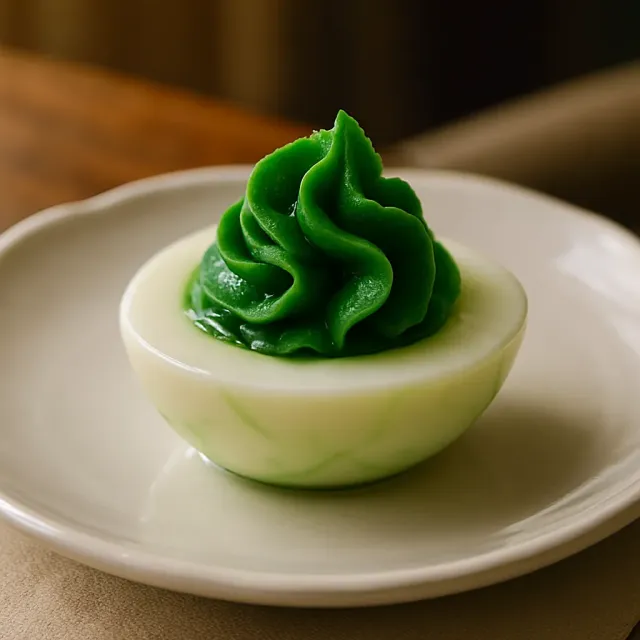 St. Patrick's Day Gefüllte Eier