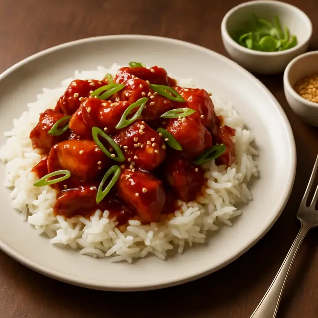 Pollo Gochujang Dulce y Picante